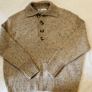 Zara Men's Collar Sweater